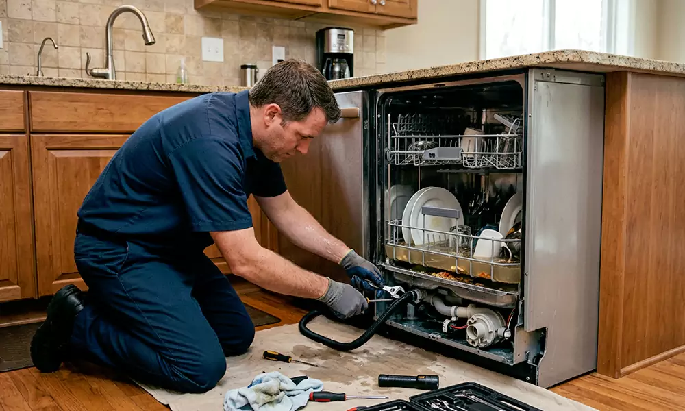 Dishwasher Not Draining Repair in Union City, NJ
